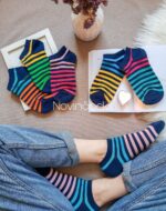 جوراب مچی آبنباتی طرح 2