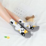 جوراب مچی طرح گربه و روباه - تصویر 4