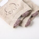 جوراب گوشدار کرمی - تصویر 7