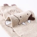 جوراب گوشدار کرمی - تصویر 8