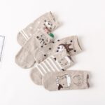 جوراب گوشدار کرمی - تصویر 9