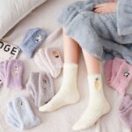 جوراب حوله ای گلدوزی شده - تصویر 7