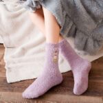 جوراب حوله ای گلدوزی شده - تصویر 2