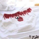 شورت کبریتی طرح توت فرنگی قرمز - تصویر 7