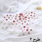 شورت کبریتی طرح توت فرنگی قرمز - تصویر 9