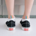 جوراب مچی طرح Rainbow - تصویر 3