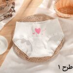 شورت کبریتی طرح قلب و توت فرنگی - تصویر 2