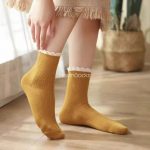 جوراب ساقدار لبه گیپوری - تصویر 4
