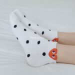 جوراب مچی کنار قلبی قرمز - تصویر 4