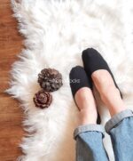 جوراب کالج ساده - پشت ژله ای