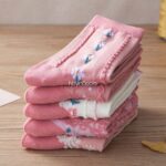 جوراب ساقدار گل گلی صورتی - تصویر 2