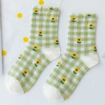 جوراب چهارخونه طرح دار ( ساقدار و مچی) - تصویر 5