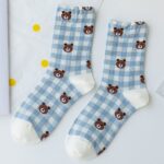 جوراب چهارخونه طرح دار ( ساقدار و مچی) - تصویر 6