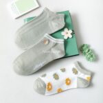 جوراب مچی گل گلی سبز - تصویر 11