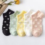 جوراب زیر قوزکی طرح گلبرگ - تصویر 6