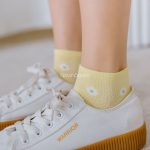 جوراب زیر قوزکی طرح گلبرگ - تصویر 9