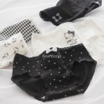 شورت سیاه سفید گربه ای 1195(سایز 38 الی 42) - تصویر 4