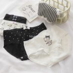 شورت سیاه سفید گربه ای 1195(سایز 38 الی 42) - تصویر 7