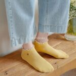 جوراب لبه گیپوری با گلدوزی میوه 1027 - تصویر 10