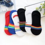 جوراب کالج رنگین کمونی