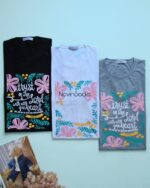 تی شرت طرح گلبرگ کد 04