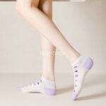 جوراب مچی خرسی توری یاسی - تصویر 9