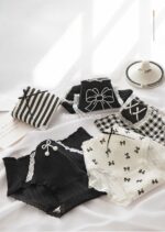 شورت سیاه سفید پاپیونی (سایز 38 الی 42) - تصویر 4