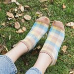 جوراب مچی طرح چارخونه رنگی رنگی - تصویر 10