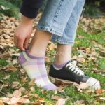 جوراب مچی طرح چارخونه رنگی رنگی - تصویر 11