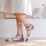 جوراب مچی طرح چارخونه رنگی رنگی - تصویر 15