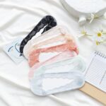 جوراب کالج رویه کوتاه گیپوری طرح برگ