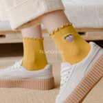 جوراب ساقدار گلدوزی میوه ای - تصویر 2