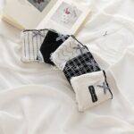 شورت سیاه سفید طرح beautiful