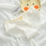 شورت زنانه سفید_لیمویی - تصویر 10