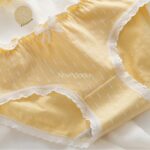 شورت زنانه سفید_لیمویی - تصویر 5