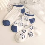 جوراب مچی طرح خرس سورمه ای - تصویر 5