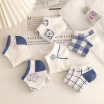 جوراب مچی طرح خرس سورمه ای - تصویر 6