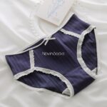 شورت نخی سورمه ای طرح  قلب و پاپیون( سایز XL) - تصویر 7