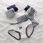 شورت نخی سورمه ای طرح  قلب و پاپیون( سایز XL) - تصویر 8