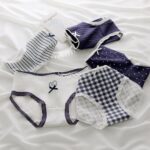 شورت نخی سورمه ای طرح  قلب و پاپیون( سایز XL) - تصویر 9