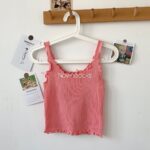 تاپ نیم تنه کبریتی طرح ارغوان - تصویر 6