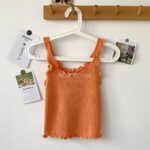 تاپ نیم تنه کبریتی طرح ارغوان - تصویر 8