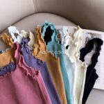 تاپ نیم تنه کبریتی طرح ارغوان - تصویر 13