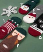 جوراب کالج موهر طرح بابانوئل ( جوراب گرم) - تصویر 2