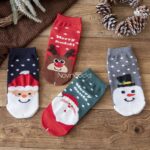 جوراب مچی کریسمسی خال خالی - تصویر 2