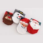 جوراب مچی کریسمسی خال خالی - تصویر 3