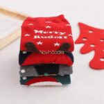 جوراب مچی کریسمسی خال خالی - تصویر 7