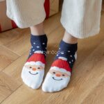 جوراب مچی کریسمسی خال خالی - تصویر 9