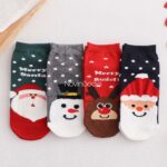 جوراب مچی کریسمسی خال خالی - تصویر 11