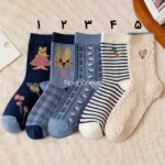 جوراب ساقدار خرگوش آبی - تصویر 2